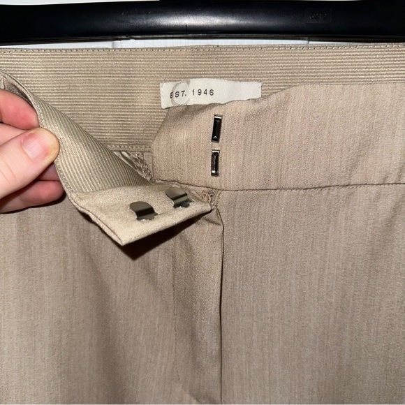 NEW CATO Mid Rise StretchKhaki Flat Front Straight Leg Dress Pants Size 14 - Picture 5 of 9